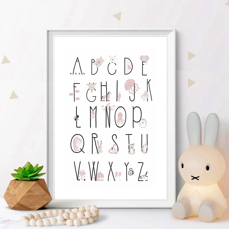 Wall Art Canvas Hd Print Alphabet Numbers Baby Enlightenment Painting Nordic Kid Child Bedroom Nursery Poster Home Decor Picture
Wall Art Canvas Hd Print Alphabet Numbers Baby Enlightenment Painting Nordic Kid Child Bedroom Nursery Poster Home Decor Picture