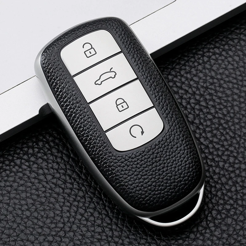 4 Button TPU+Leather Car Key Case Cover For Chery Tiggo 8 PLUS 8 Pro 7 Pro Arrizo 5 PLUS 2021 Car Holder Bag Styling Accessories
4 Button TPU+Leather Car Key Case Cover For Chery Tiggo 8 PLUS 8 Pro 7 Pro Arrizo 5 PLUS 2021 Car Holder Bag Styling Accessories