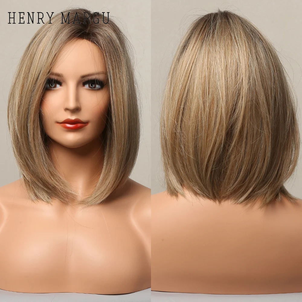 HENRY MARGU Medium Straight Blonde Ombre Bob Wigs for Black Women Natural Side Part Synthetic Wigs Daily Cosplay Heat Resistant
HENRY MARGU Medium Straight Blonde Ombre Bob Wigs for Black Women Natural Side Part Synthetic Wigs Daily Cosplay Heat Resistant