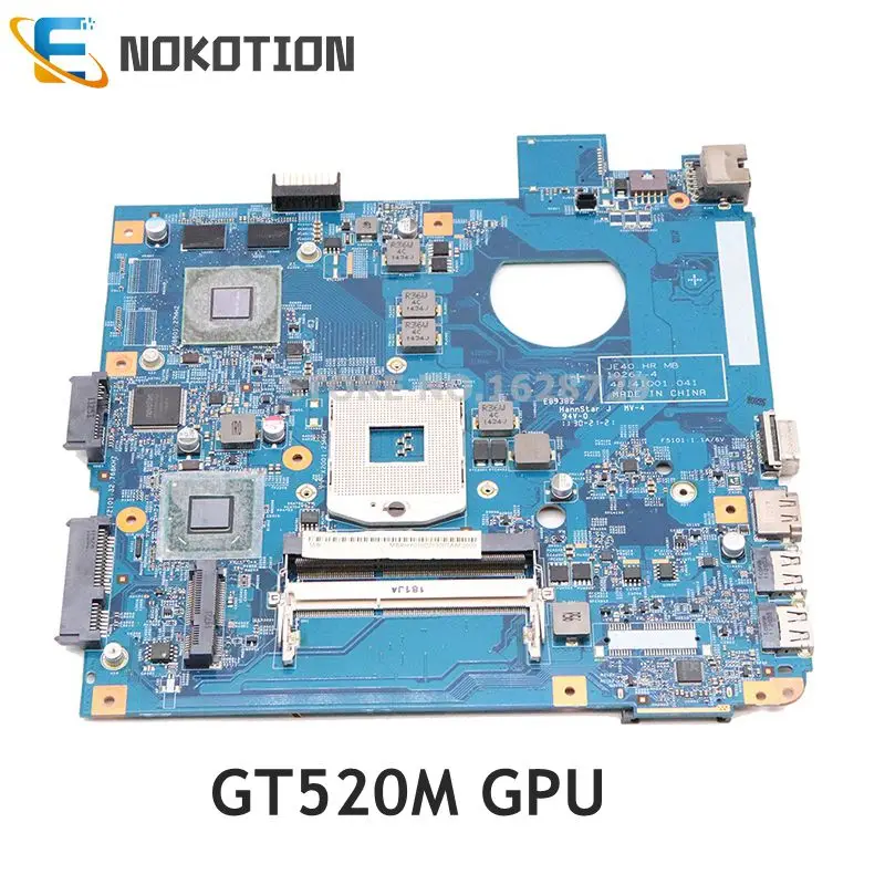 Материнская плата NOKOTION MBRHY01002 48.4IQ01.041 для ноутбука Acer aspire 4750 4750G 4755G HM65 DDR3 GT520M GPU
Материнская плата NOKOTION MBRHY01002 48.4IQ01.041 для ноутбука Acer aspire 4750 4750G 4755G HM65 DDR3 GT520M GPU