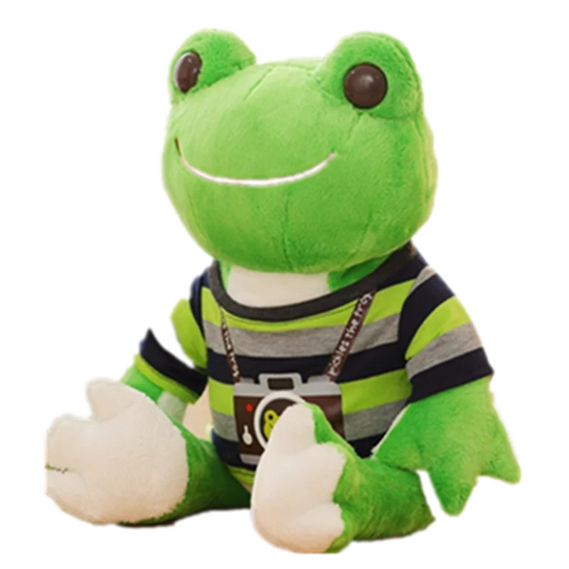 1pc 26cm/53cm Lovely Frog Plush Toy Soft Cartoon Dressed Frog Stuffed Animal Doll Kids Sleeping Toys Children Birthday Presents
1pc 26cm/53cm Lovely Frog Plush Toy Soft Cartoon Dressed Frog Stuffed Animal Doll Kids Sleeping Toys Children Birthday Presents