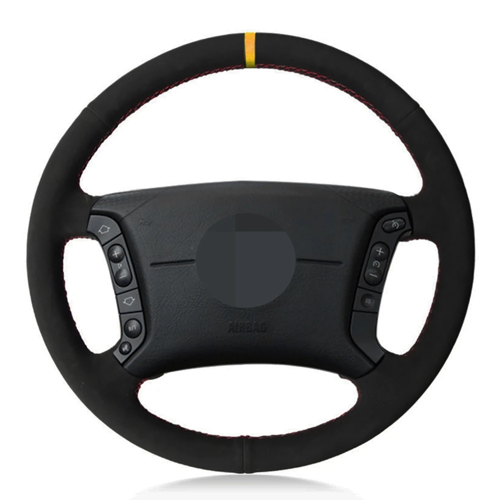 Black Car Steering Wheel Cover Genuine Leather Suede For BMW E36 1995-1997 E46 1998-2004 X3 E83 X5 E53 E38 1994-2001 E31 1996
Black Car Steering Wheel Cover Genuine Leather Suede For BMW E36 1995-1997 E46 1998-2004 X3 E83 X5 E53 E38 1994-2001 E31 1996