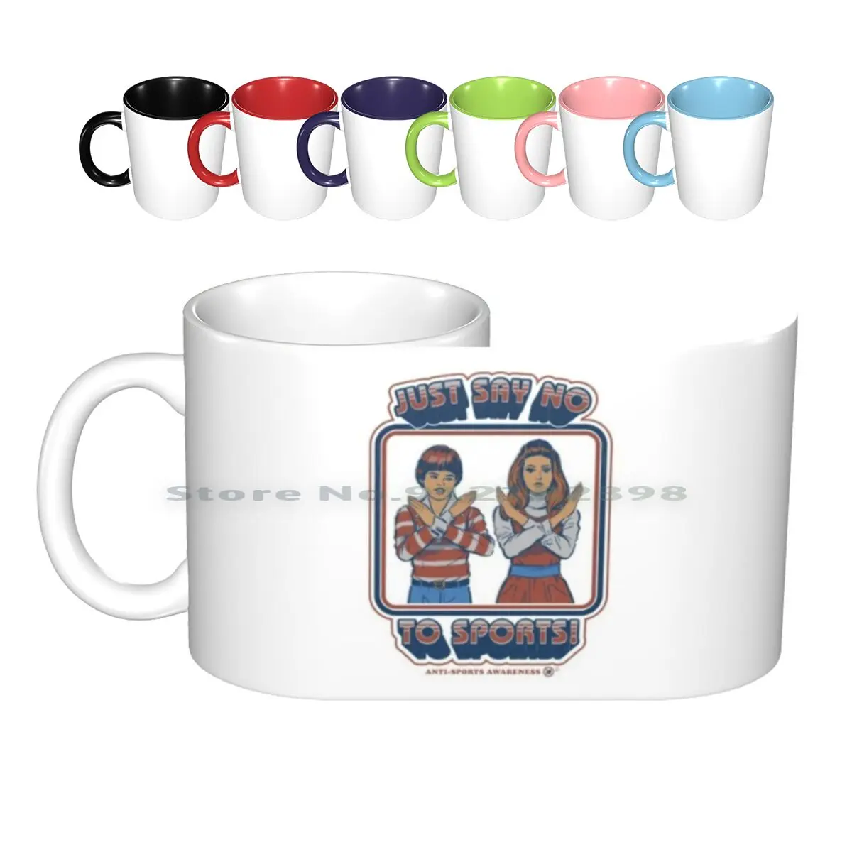 Say No To Sports Ceramic Mugs Coffee Cups Milk Tea Mug Sport Hermit Laziness Activism Dormant Inactivity Anti Sport Awareness
Say No To Sports Ceramic Mugs Coffee Cups Milk Tea Mug Sport Hermit Laziness Activism Dormant Inactivity Anti Sport Awareness