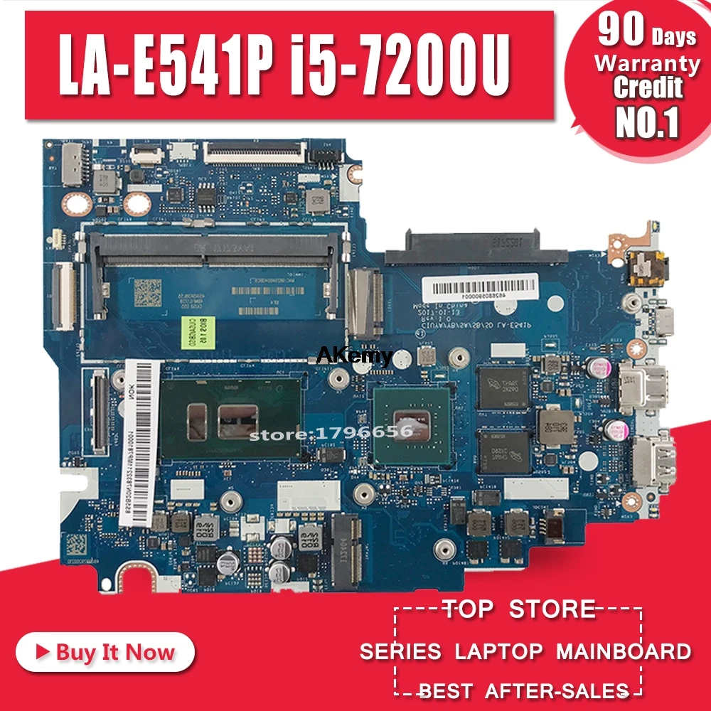 LA-E541P Laptop motherboard For Lenovo 320S-15ISK FLEX5-1570 original mainboard I5-7200U GT920M
LA-E541P Laptop motherboard For Lenovo 320S-15ISK FLEX5-1570 original mainboard I5-7200U GT920M