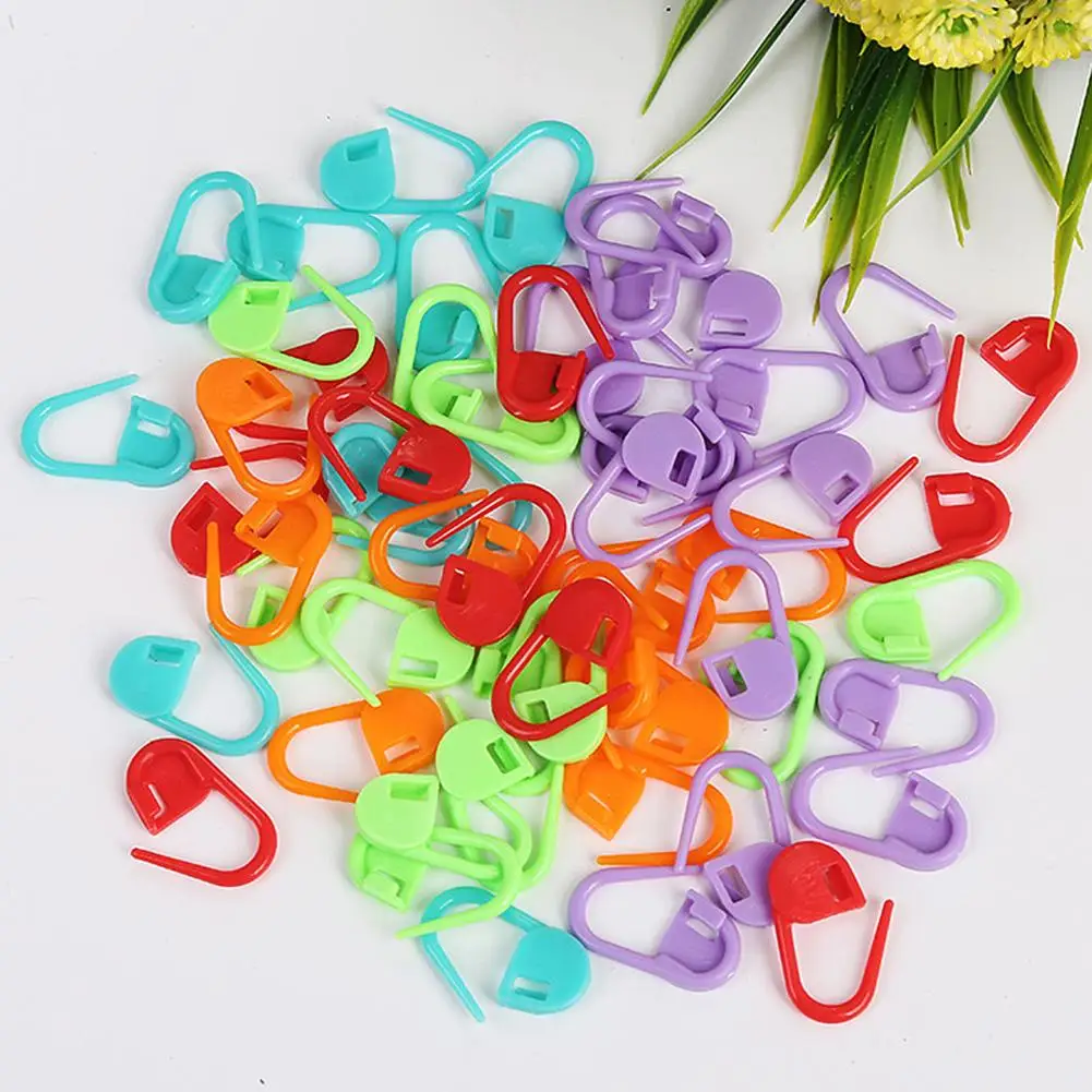 100Pcs Knitting Crochet Locking Stitch Needle Clip Marker Craft DIY Sewing Tools 
100Pcs Knitting Crochet Locking Stitch Needle Clip Marker Craft DIY Sewing Tools