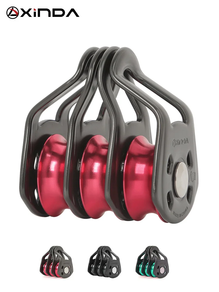 Xinda Climbing Rescue To Expand Hoisting Ball Bearing Pulley Block Outdoor Three Pulley Cableway Crosses Rock
Xinda Climbing Rescue To Expand Hoisting Ball Bearing Pulley Block Outdoor Three Pulley Cableway Crosses Rock