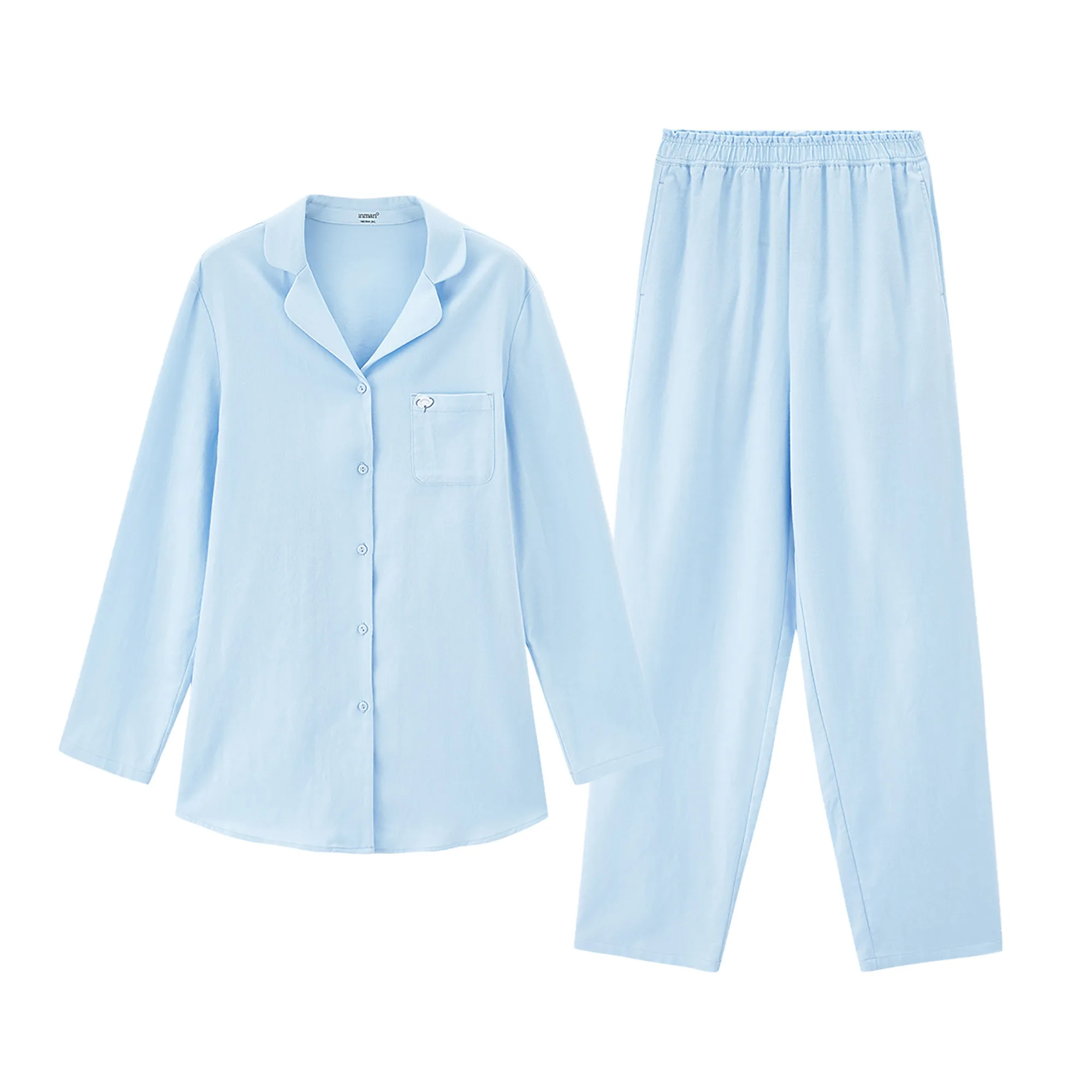 INMAN Spring Autumn Pajamas Home Wear V-Neck Long Sleeve 2-Pieces Set Women's Tops and Pants
INMAN Spring Autumn Pajamas Home Wear V-Neck Long Sleeve 2-Pieces Set Women's Tops and Pants