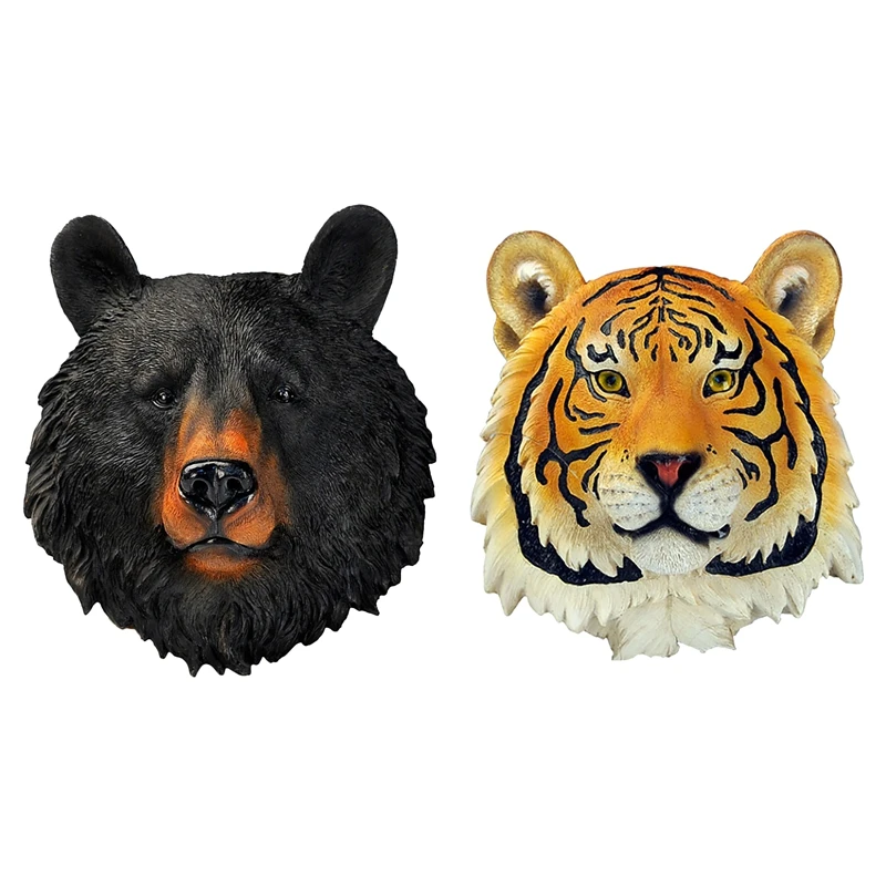Wall Decor Animal Head Home 3D Statue Bedroom Statues Decor Sculpture Resin Tiger Wall Statue Bear Wall Statue
Wall Decor Animal Head Home 3D Statue Bedroom Statues Decor Sculpture Resin Tiger Wall Statue Bear Wall Statue