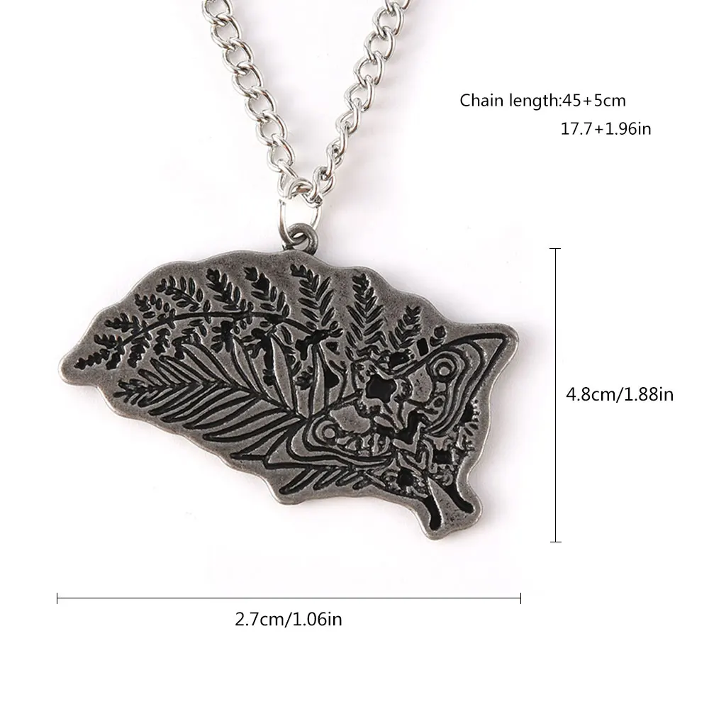The Last of Us necklace Women Elie's tattoo Pendant Engraved Leaf Game Jewelry Men Punk Halloween Party Costume Gift
The Last of Us necklace Women Elie's tattoo Pendant Engraved Leaf Game Jewelry Men Punk Halloween Party Costume Gift