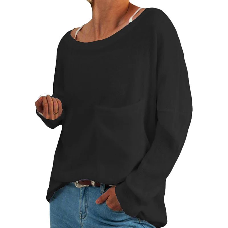 Women T Shirt 2021 Autumn Style Simple Solid O-Neck All-Match Basic Loose Tops Harajuku Oversized Knit Tshirt Camisetas De Mujer
Women T Shirt 2021 Autumn Style Simple Solid O-Neck All-Match Basic Loose Tops Harajuku Oversized Knit Tshirt Camisetas De Mujer