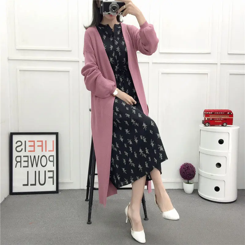 2020 New Loose Mid-length Knitted Cardigan Lazy Wind Large Size Lantern Sleeve Sweater Coat Women Spring Knit Windbreaker r263
2020 New Loose Mid-length Knitted Cardigan Lazy Wind Large Size Lantern Sleeve Sweater Coat Women Spring Knit Windbreaker r263