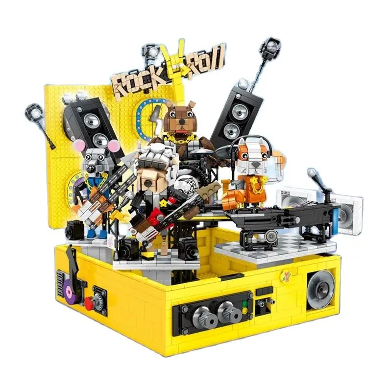 Animal Music Box Building Blocks MOC High-Tech APP Motorized Stage Bluetooth Speaker Model Brick Children Toys Birthday Gifts
Animal Music Box Building Blocks MOC High-Tech APP Motorized Stage Bluetooth Speaker Model Brick Children Toys Birthday Gifts