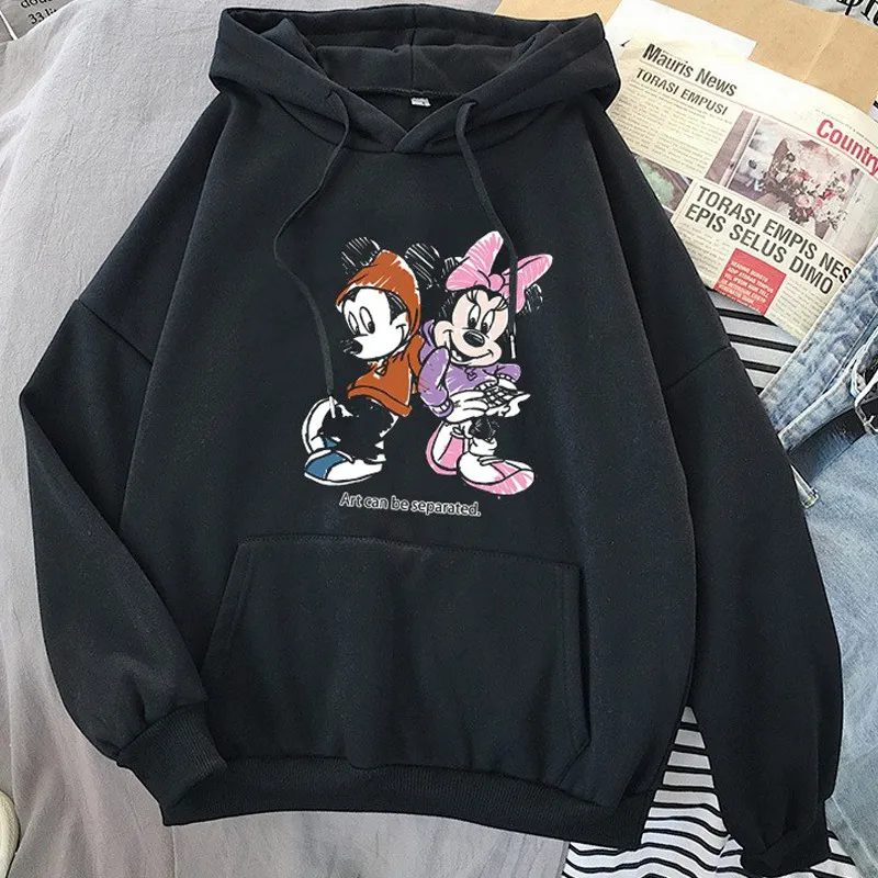 Mickey Mouse & Minnie Mouse Women Hooded Sweater Funny Cute Plus Size Women Clothing Kawaii Clothes Aesthetic Kpop Anime Hoodie
Mickey Mouse & Minnie Mouse Women Hooded Sweater Funny Cute Plus Size Women Clothing Kawaii Clothes Aesthetic Kpop Anime Hoodie