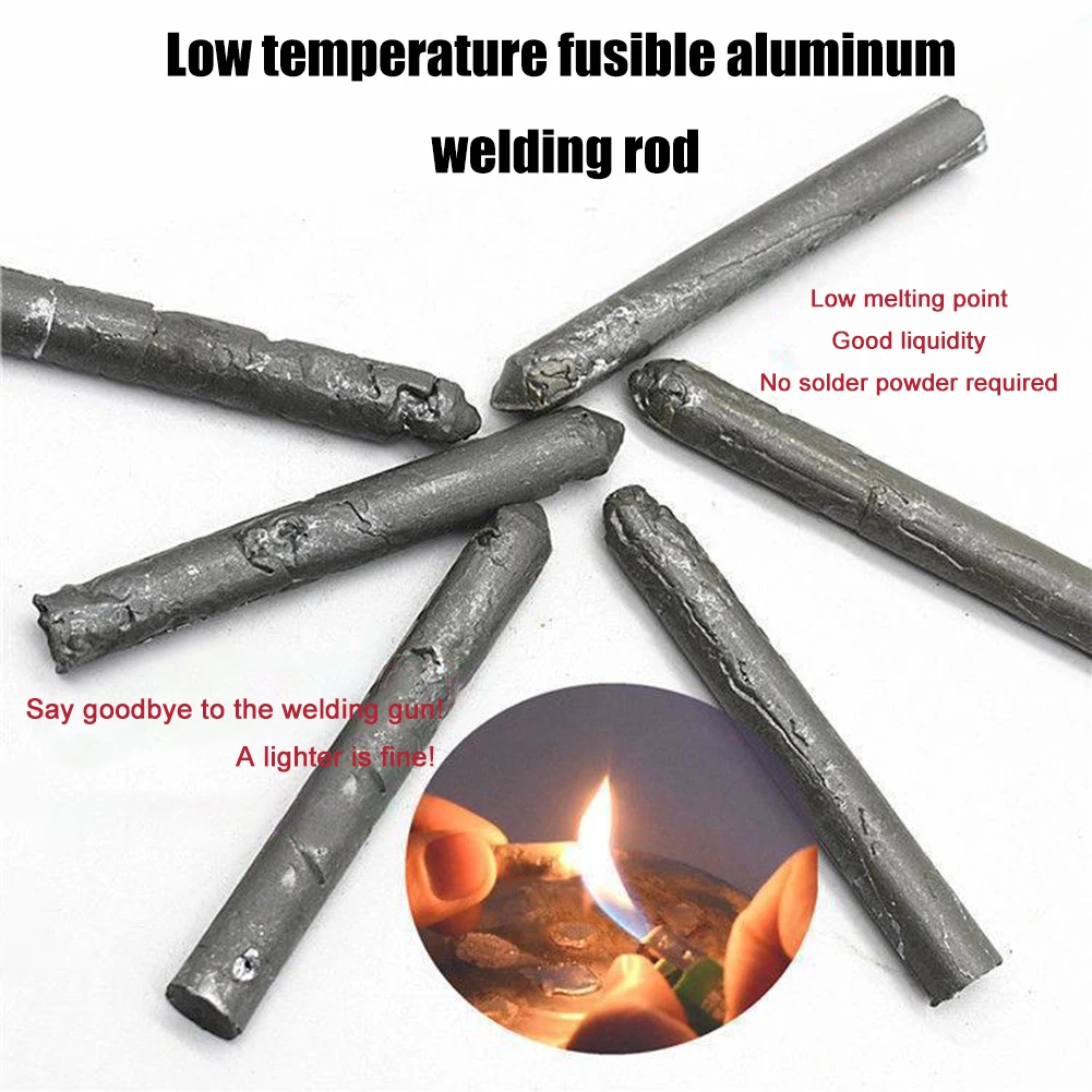 3/10pcs Powder Cored Aluminum Welding Rod Easy Melt Aluminum Welding Rods Weld Bars Cored Wire Rod Solder for Soldering Aluminum
3/10pcs Powder Cored Aluminum Welding Rod Easy Melt Aluminum Welding Rods Weld Bars Cored Wire Rod Solder for Soldering Aluminum