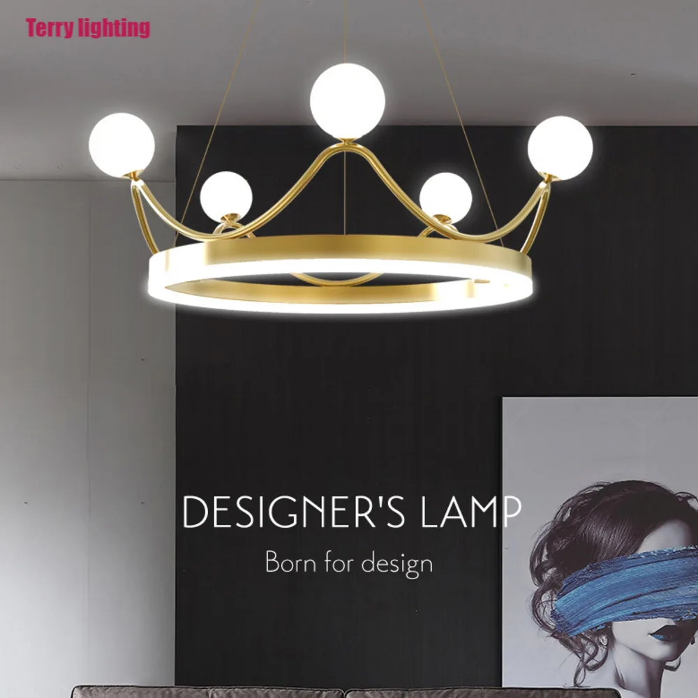 Modern led chandelier living room bedroom children's luxury modern crown led ceiling chandelier lighting 220 V / 110 V
Modern led chandelier living room bedroom children's luxury modern crown led ceiling chandelier lighting 220 V / 110 V