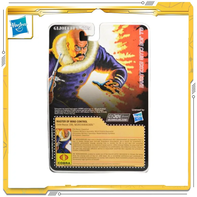3.75inch Original Hasbro G.I. Joe 25th Anniversary MASTER OF MIND CONTROL Action & Toy figures Model Toys For Children
3.75inch Original Hasbro G.I. Joe 25th Anniversary MASTER OF MIND CONTROL Action & Toy figures Model Toys For Children