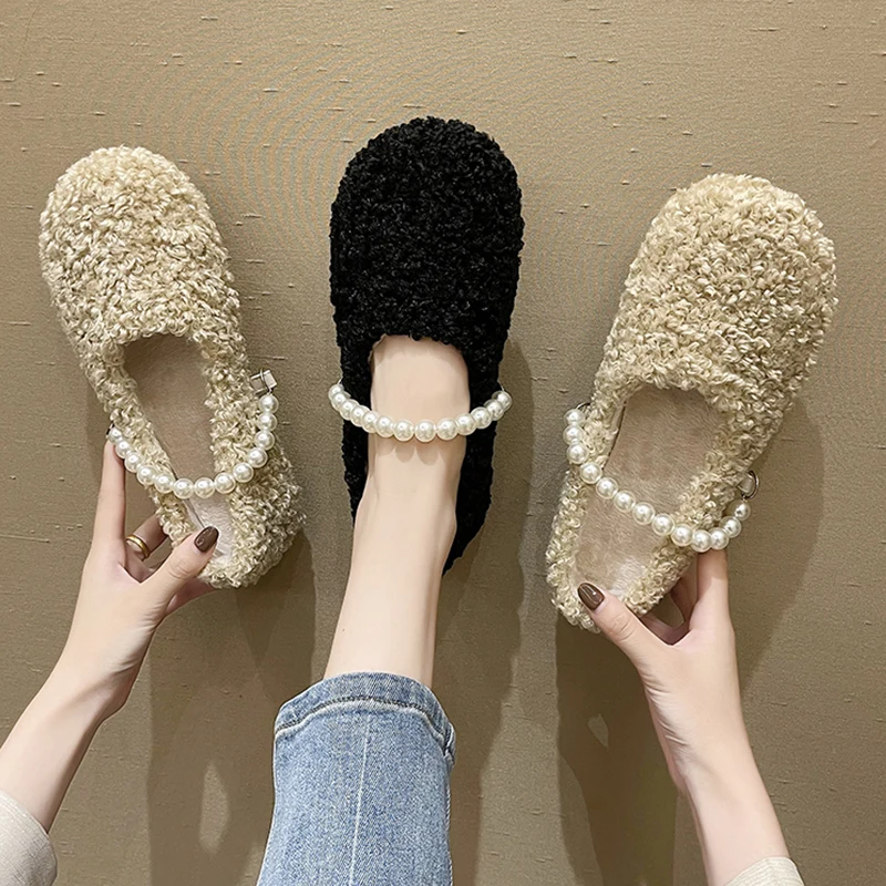 Women Pearl Decorateion Loafers Fur Casual Female Sneakers Moccasin Shoes Modis Round Toe Autumn Beading New Moccasins 2021 Wint
Women Pearl Decorateion Loafers Fur Casual Female Sneakers Moccasin Shoes Modis Round Toe Autumn Beading New Moccasins 2021 Wint