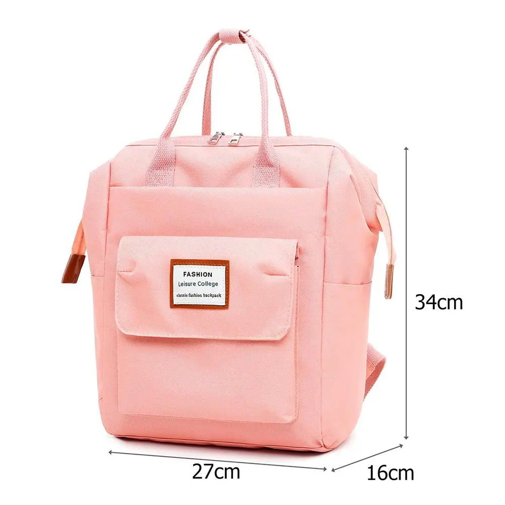 Hot Sale Travel Bags Hit Color Women Nylon Backpacks Portable School Book Bag Large Girl Travel Ladies Knapsack for Hiking 
Hot Sale Travel Bags Hit Color Women Nylon Backpacks Portable School Book Bag Large Girl Travel Ladies Knapsack for Hiking