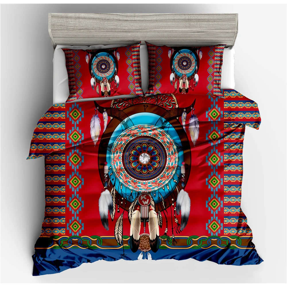 2/3 Piece Full Comforter Set Style Colored Bohemian Totem Dream Duvet Cover Catcher Bedding Set with Pillowcases Queen Size
2/3 Piece Full Comforter Set Style Colored Bohemian Totem Dream Duvet Cover Catcher Bedding Set with Pillowcases Queen Size