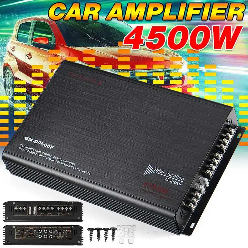 12V 4500W Car Amplifier Multichannel Powerful Car Audio Subwoofer Aluminum Alloy Vehicle Power Stereo Amp Car Sound Amplifiers
12V 4500W Car Amplifier Multichannel Powerful Car Audio Subwoofer Aluminum Alloy Vehicle Power Stereo Amp Car Sound Amplifiers