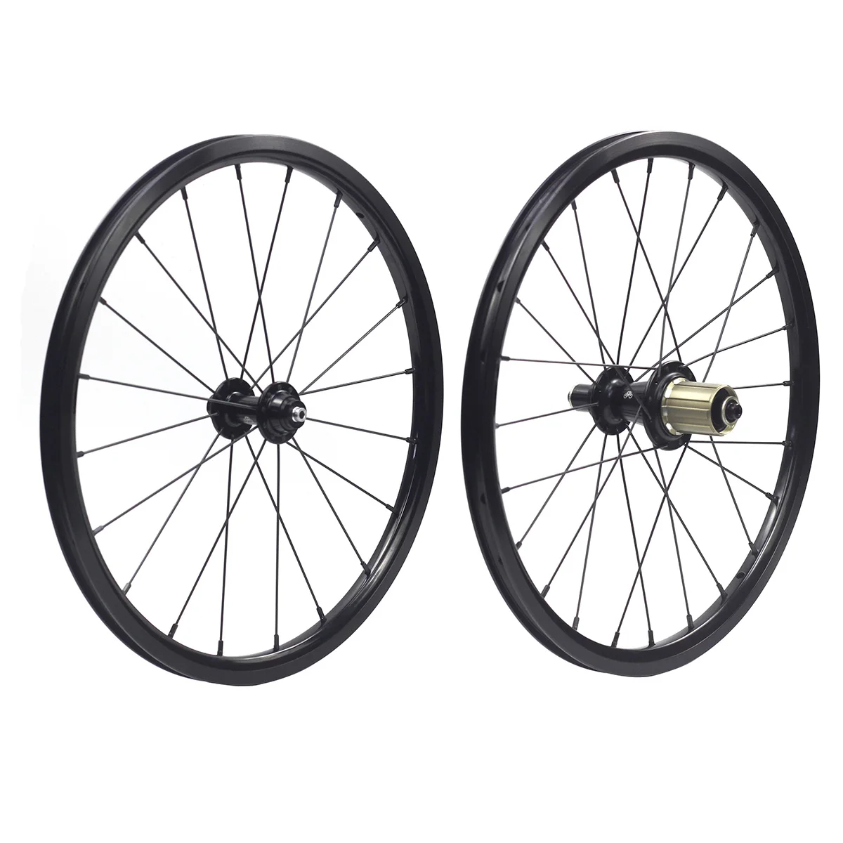 SILVEROCK Alloy NBR Wheels 16" 1 3/8" 349 V Rim Brake 8-11s 74mm 130m for GUST Child Folding Bike Clincher Bicycle Wheels
SILVEROCK Alloy NBR Wheels 16" 1 3/8" 349 V Rim Brake 8-11s 74mm 130m for GUST Child Folding Bike Clincher Bicycle Wheels