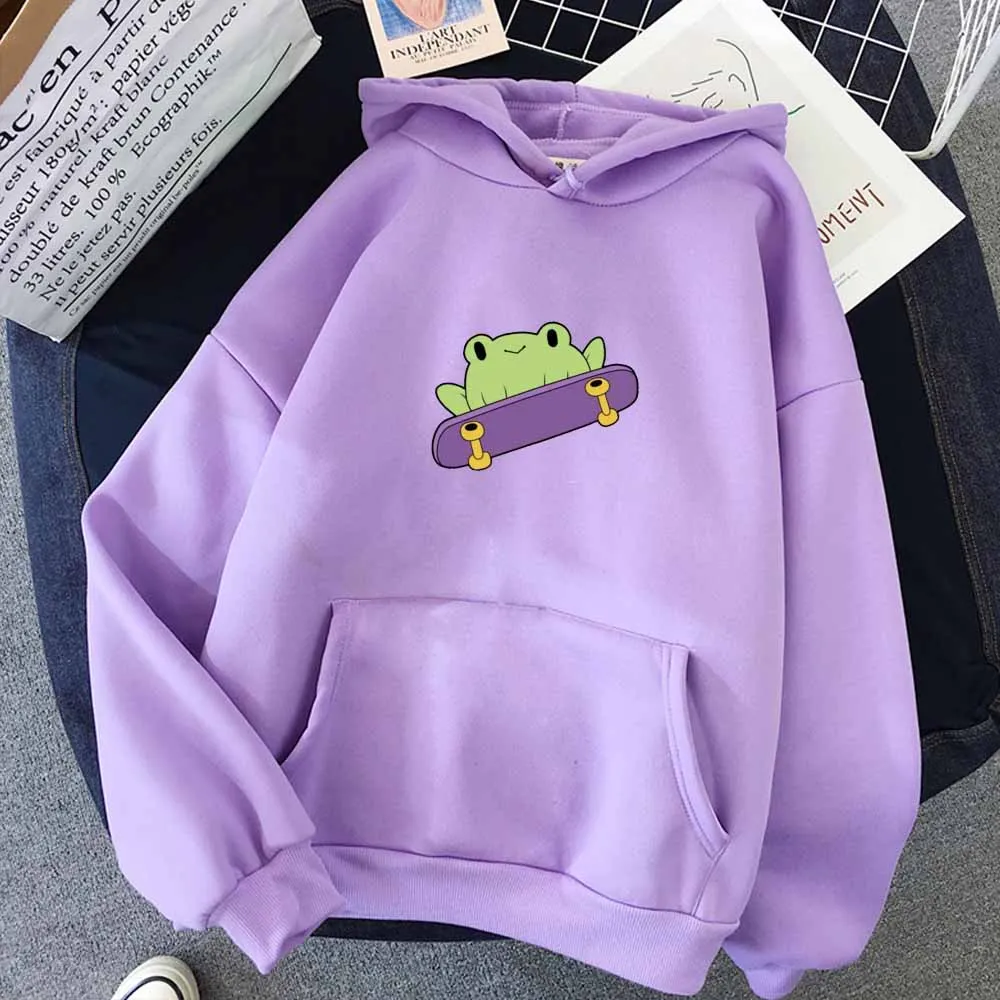 Kawaii Frog Hoodie Women Hoodie Sweatshirt Cartoon Printed Long Sleeve Trendy Sweatshirt Fashion Oversized Graphic Pullover
Kawaii Frog Hoodie Women Hoodie Sweatshirt Cartoon Printed Long Sleeve Trendy Sweatshirt Fashion Oversized Graphic Pullover