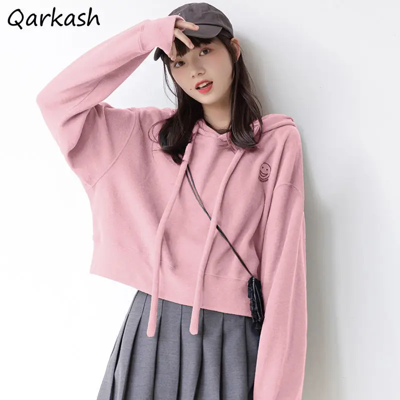 Printed Hoodies Women Basic Hooded Teenagers Daily Crop Top Soft Trendy All-match Slouchy Japanese Female Sweatshirts Autumn Hot
Printed Hoodies Women Basic Hooded Teenagers Daily Crop Top Soft Trendy All-match Slouchy Japanese Female Sweatshirts Autumn Hot