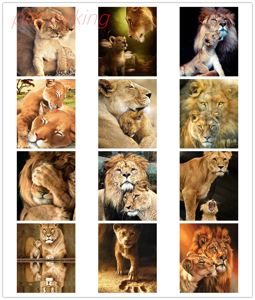 5D Diy Animal Diamond Painting Full Diamond Lion Family Cross Stitch Kit Art Rhinestone Embroidery Home Decoration Pictures
5D Diy Animal Diamond Painting Full Diamond Lion Family Cross Stitch Kit Art Rhinestone Embroidery Home Decoration Pictures