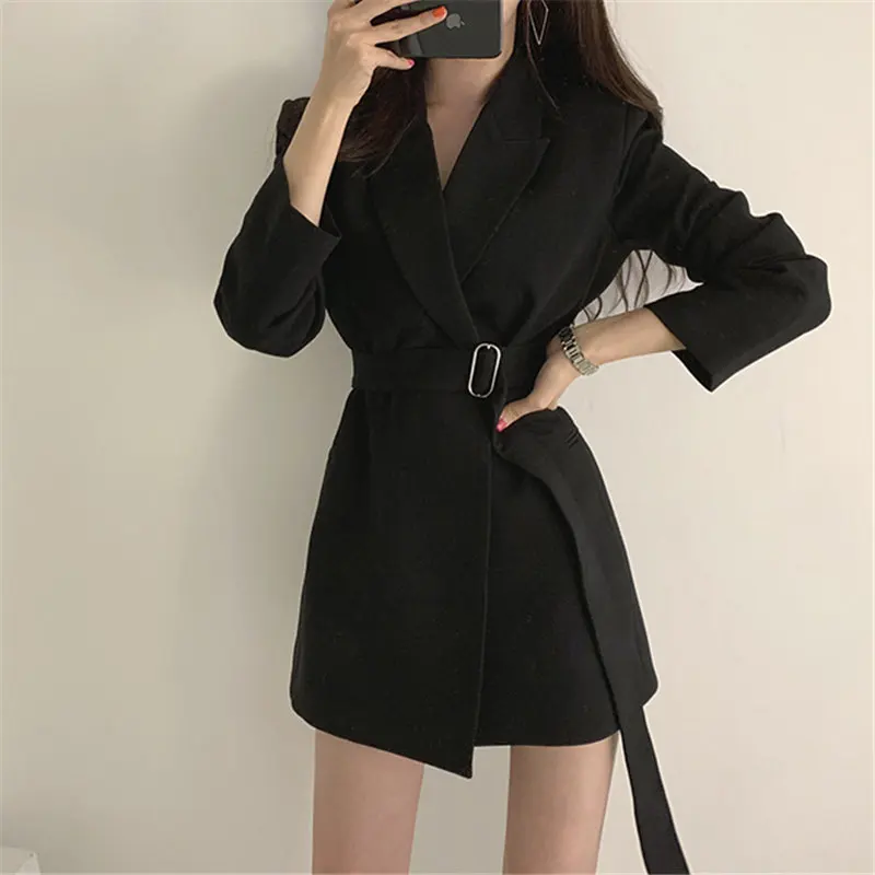 Alien Kitty Chic Vintage Stylish Office Ladies All-Match Sashes Casual Lace-Up Loose Solid Waist-Controlled Mid-Length Blazers
Alien Kitty Chic Vintage Stylish Office Ladies All-Match Sashes Casual Lace-Up Loose Solid Waist-Controlled Mid-Length Blazers