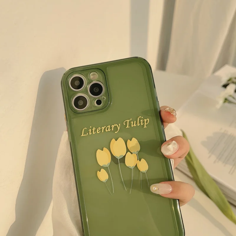 Tulip Transparent Letters Oil Painting Printing Color Phone-cases For IPhone 12 11 Pro Max X XS XR 7 8 PlusPhone Case Back Cover
Tulip Transparent Letters Oil Painting Printing Color Phone-cases For IPhone 12 11 Pro Max X XS XR 7 8 PlusPhone Case Back Cover