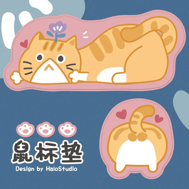Original cloth mouse pad orange cat special-shaped Japanese cute personality hand-painted
Original cloth mouse pad orange cat special-shaped Japanese cute personality hand-painted
