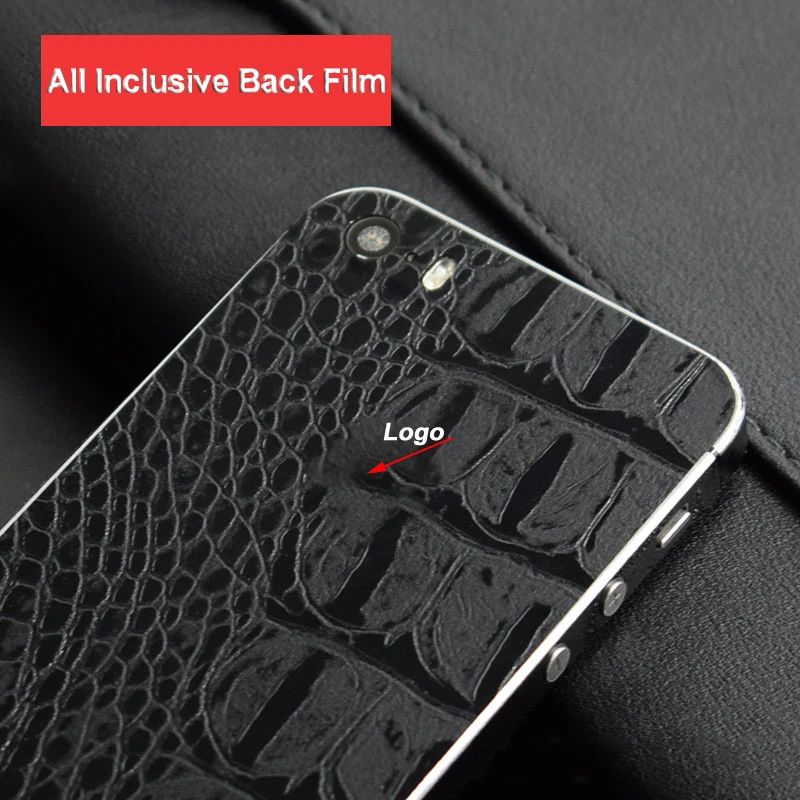 Crocodile Snakeskin Pattern Decorative Back For Apple iPhone 5s SE Phone Protector For iPhone SE Back Film Stickers With Gift 
Crocodile Snakeskin Pattern Decorative Back For Apple iPhone 5s SE Phone Protector For iPhone SE Back Film Stickers With Gift