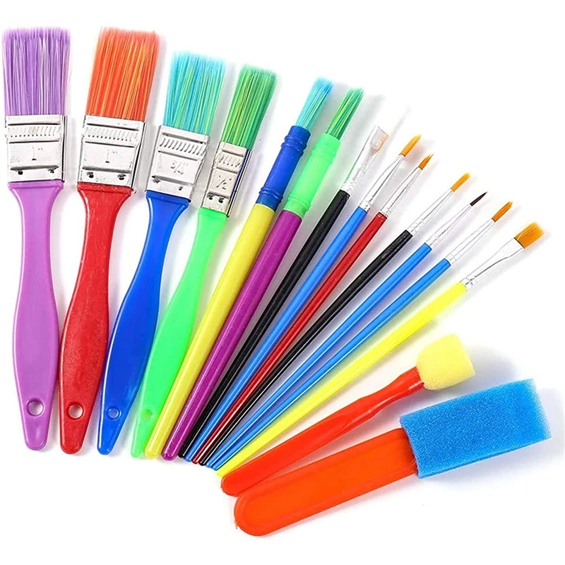 15PCS Paint Brush Set Colorful Artist Painting Brushes Children DIY Paint Brush for Watercolor Draw Paint Painting Tools
15PCS Paint Brush Set Colorful Artist Painting Brushes Children DIY Paint Brush for Watercolor Draw Paint Painting Tools