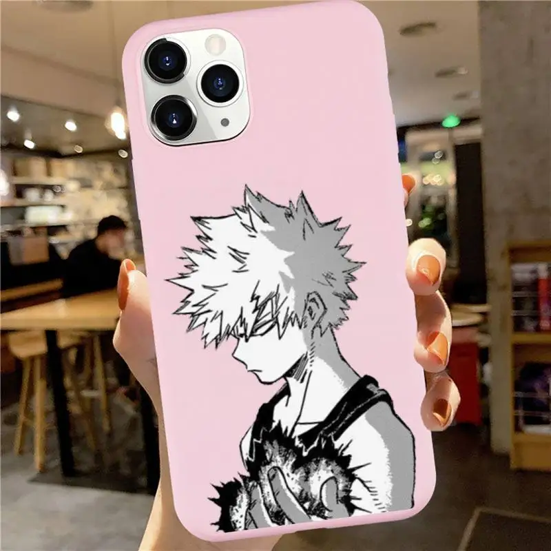 My Hero Academia Anime Phone Case Pink Candy Color for iPhone 6 7 8 11 12 s mini pro X XS XR MAX Plus
My Hero Academia Anime Phone Case Pink Candy Color for iPhone 6 7 8 11 12 s mini pro X XS XR MAX Plus