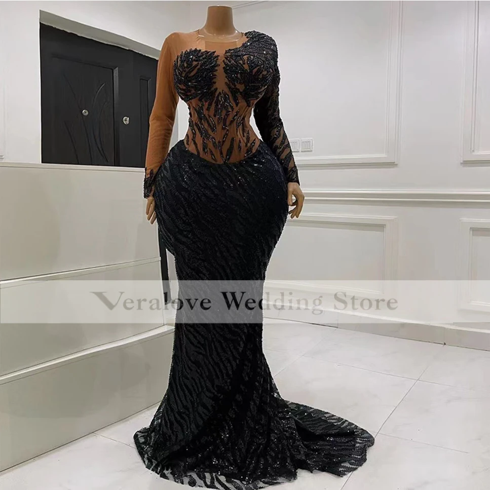robe de soirée femme for Black Girl Sexy Illusion Sequins Lace Prom Dress Mermaid Long Sleeves African Occasion Party Gowns
robe de soirée femme for Black Girl Sexy Illusion Sequins Lace Prom Dress Mermaid Long Sleeves African Occasion Party Gowns