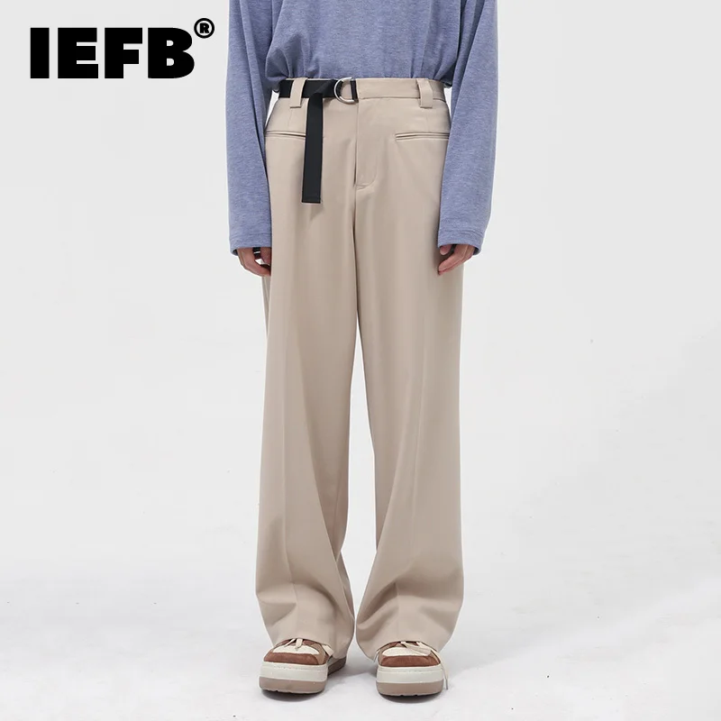 Мужская одежда IEFB, новые черные Костюмные брюки, свободные прямые длинные брюки, весна 2022, новые простые повседневные нишевые брюки с регули...
Мужская одежда IEFB, новые черные Костюмные брюки, свободные прямые длинные брюки, весна 2022, новые простые повседневные нишевые брюки с регули...