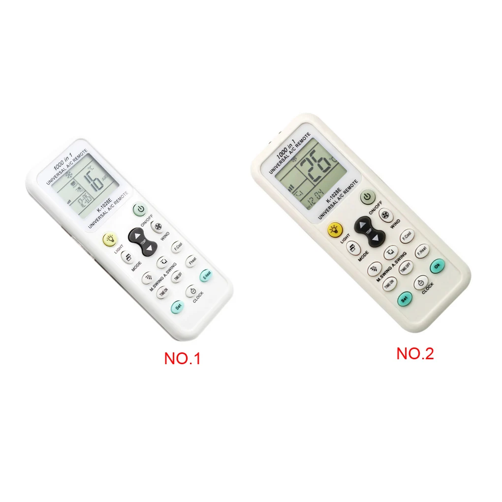 Universal K-1028E Low Power Consumption K-1028E Air Condition Remote LCD A/C Remote Control Controller
Universal K-1028E Low Power Consumption K-1028E Air Condition Remote LCD A/C Remote Control Controller