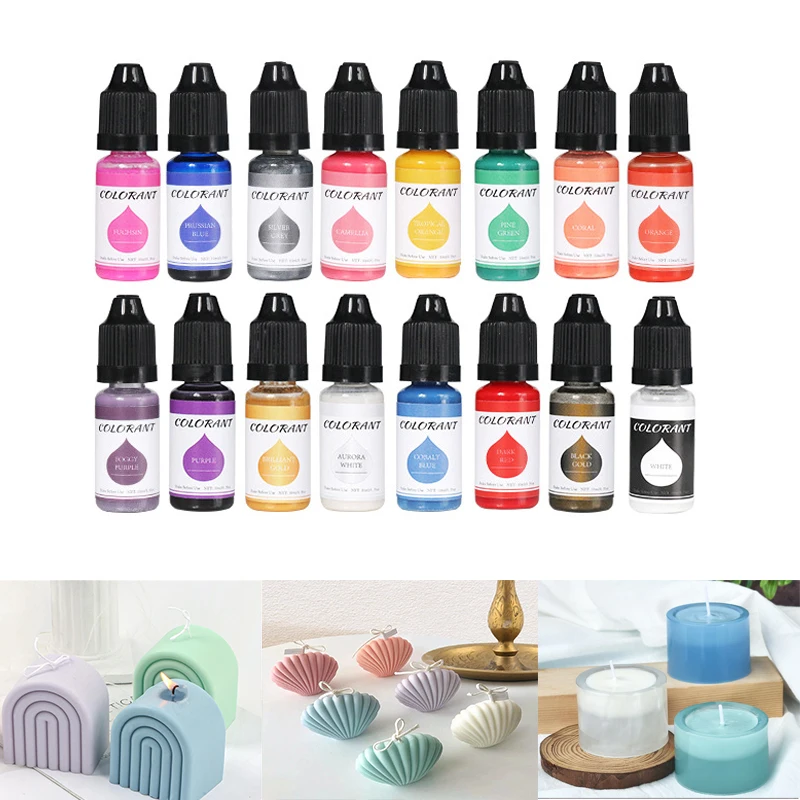 24 Colors 10ml Epoxy Resin With Pigment Liquid Colorant DIY Handmade Soap Supplies Candle Soap Coloring Dyes Home Accessories
24 Colors 10ml Epoxy Resin With Pigment Liquid Colorant DIY Handmade Soap Supplies Candle Soap Coloring Dyes Home Accessories