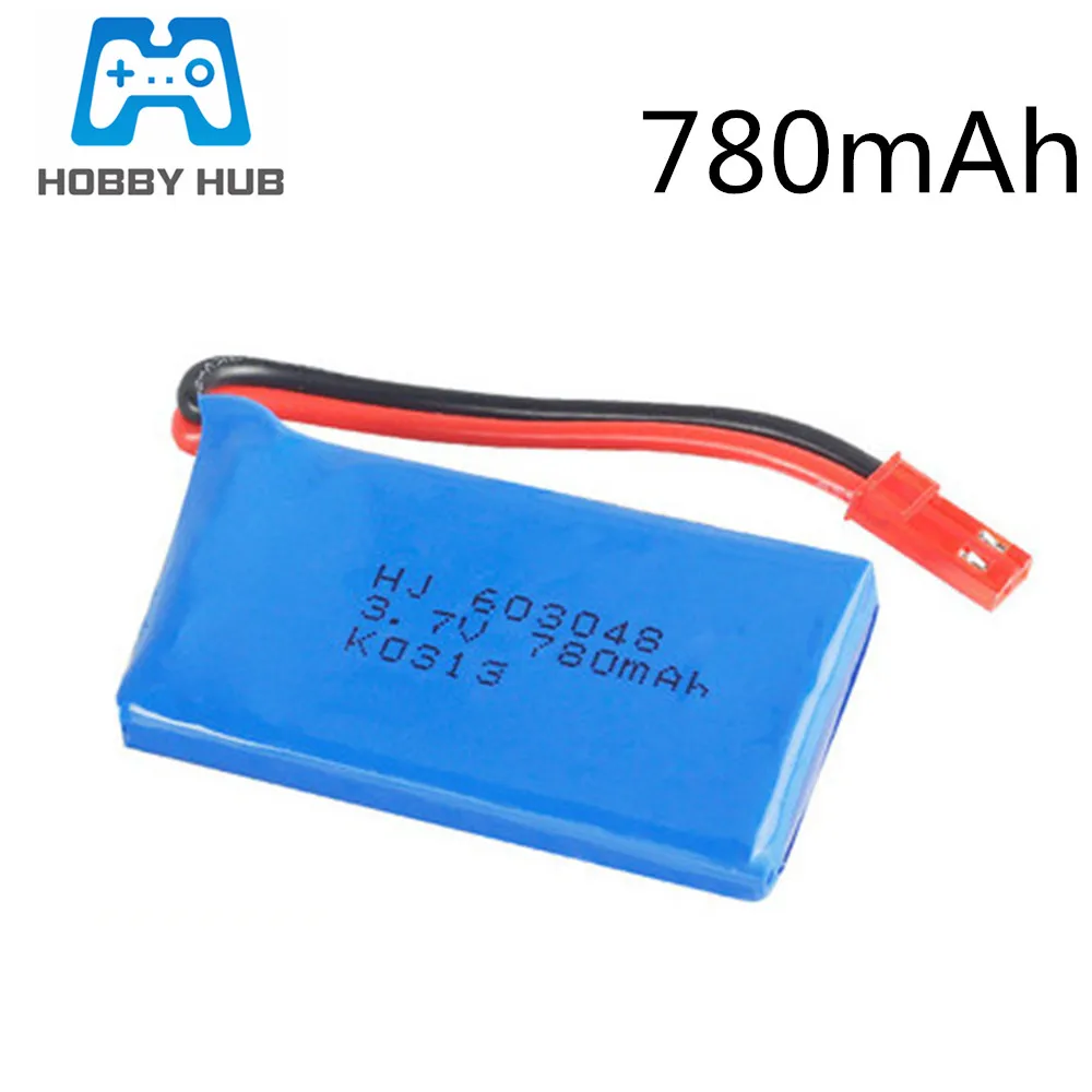 1 шт. литий полимерный аккумулятор для квадрокоптера WLtoys V626 V636 V686 X250 Q222 V686G 3 7 в 780