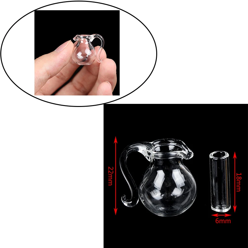 1set mini 1/12 Dollhouse Miniature Glass Tea Lid Pot kettle Cups Drink Model Decor Toy (Cup: 18*6mm,Kettle:22mm)
1set mini 1/12 Dollhouse Miniature Glass Tea Lid Pot kettle Cups Drink Model Decor Toy (Cup: 18*6mm,Kettle:22mm)