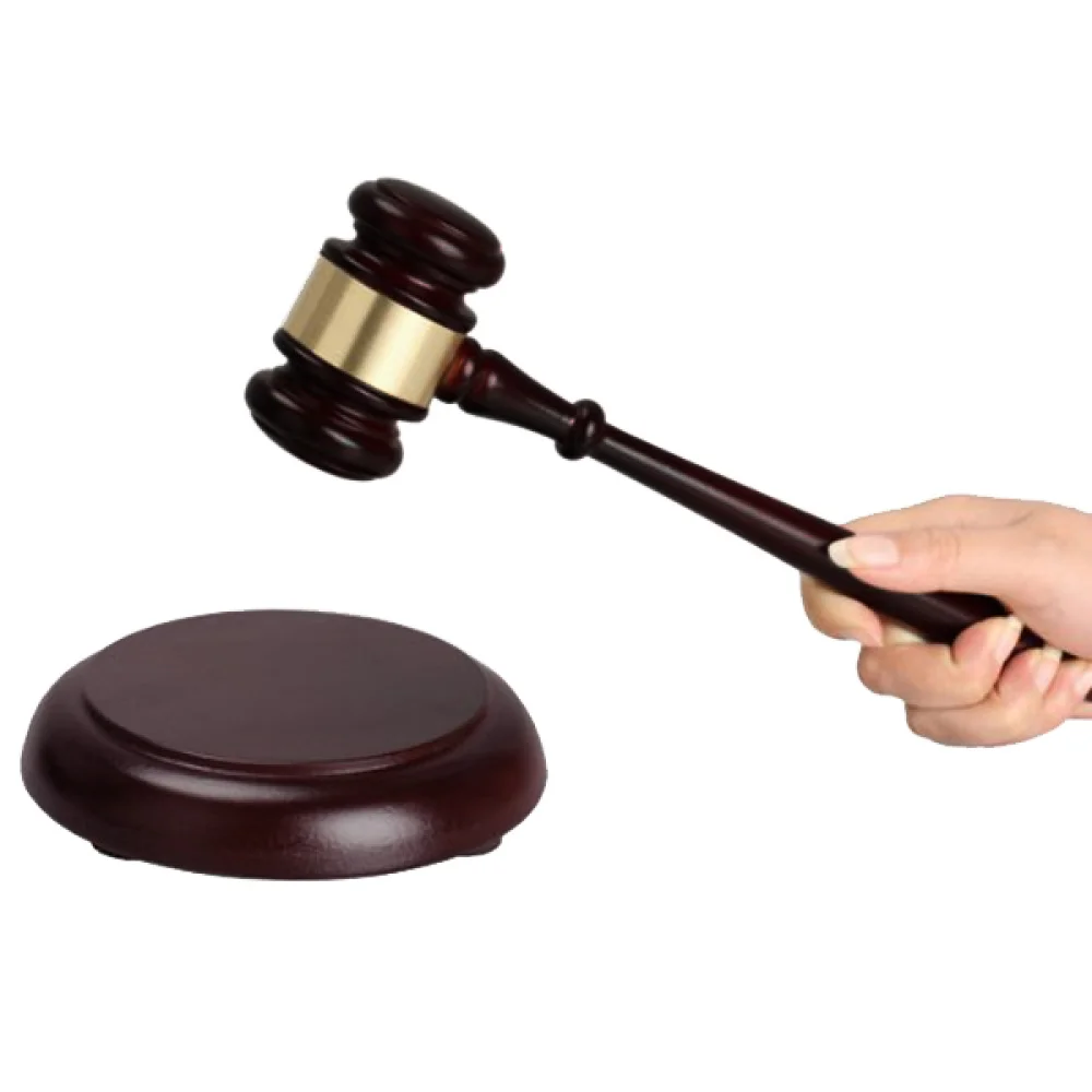 Handcrafted Wood Gavel Mallet Hammer with Sound Block for Judge /Auction Sale (Red)
Handcrafted Wood Gavel Mallet Hammer with Sound Block for Judge /Auction Sale (Red)