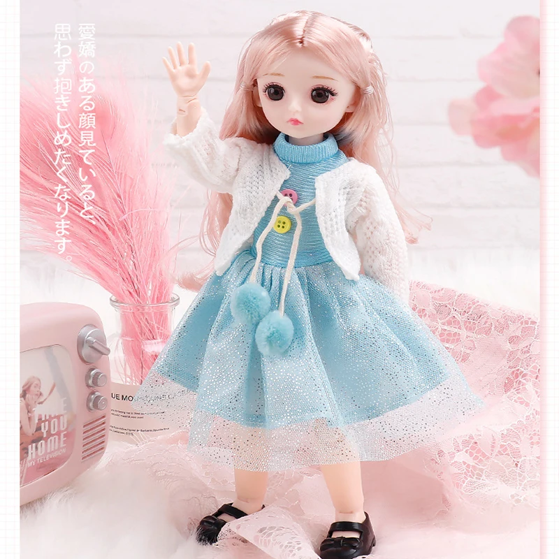 Fahion 30cm Princess BJD Doll with Beauty Dress 23 Movable Jointed Dolls Dress Beauty Mermaid BJD Hair DIY Toy Gift for Girls
Fahion 30cm Princess BJD Doll with Beauty Dress 23 Movable Jointed Dolls Dress Beauty Mermaid BJD Hair DIY Toy Gift for Girls