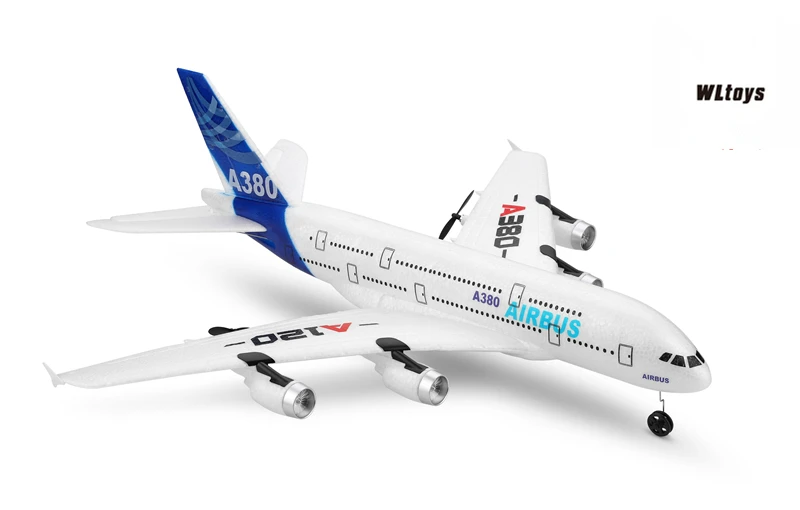 2019 new WLtoys Airbus A380 airplane toys 2.4G 3Ch RC airplane Fixed Wing Plane Outdoor toys Drone A120-A380 rc plane toys 
2019 new WLtoys Airbus A380 airplane toys 2.4G 3Ch RC airplane Fixed Wing Plane Outdoor toys Drone A120-A380 rc plane toys
