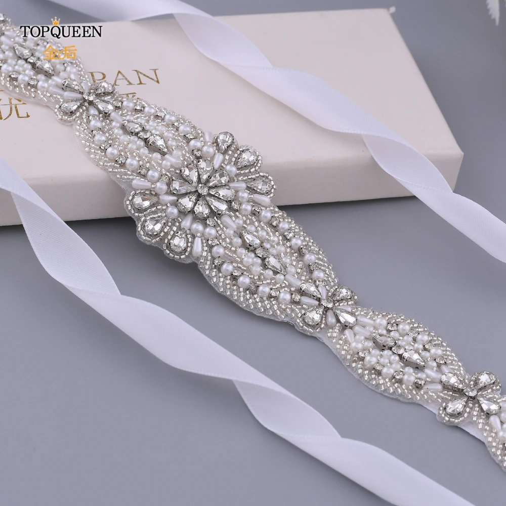 TOPQUEEN S490 Fashion Wedding Belts Pearl Rhinestone Belt for Wedding Dress Women's Belt Navy Bling Belt Jewel Belt Party Belt
TOPQUEEN S490 Fashion Wedding Belts Pearl Rhinestone Belt for Wedding Dress Women's Belt Navy Bling Belt Jewel Belt Party Belt