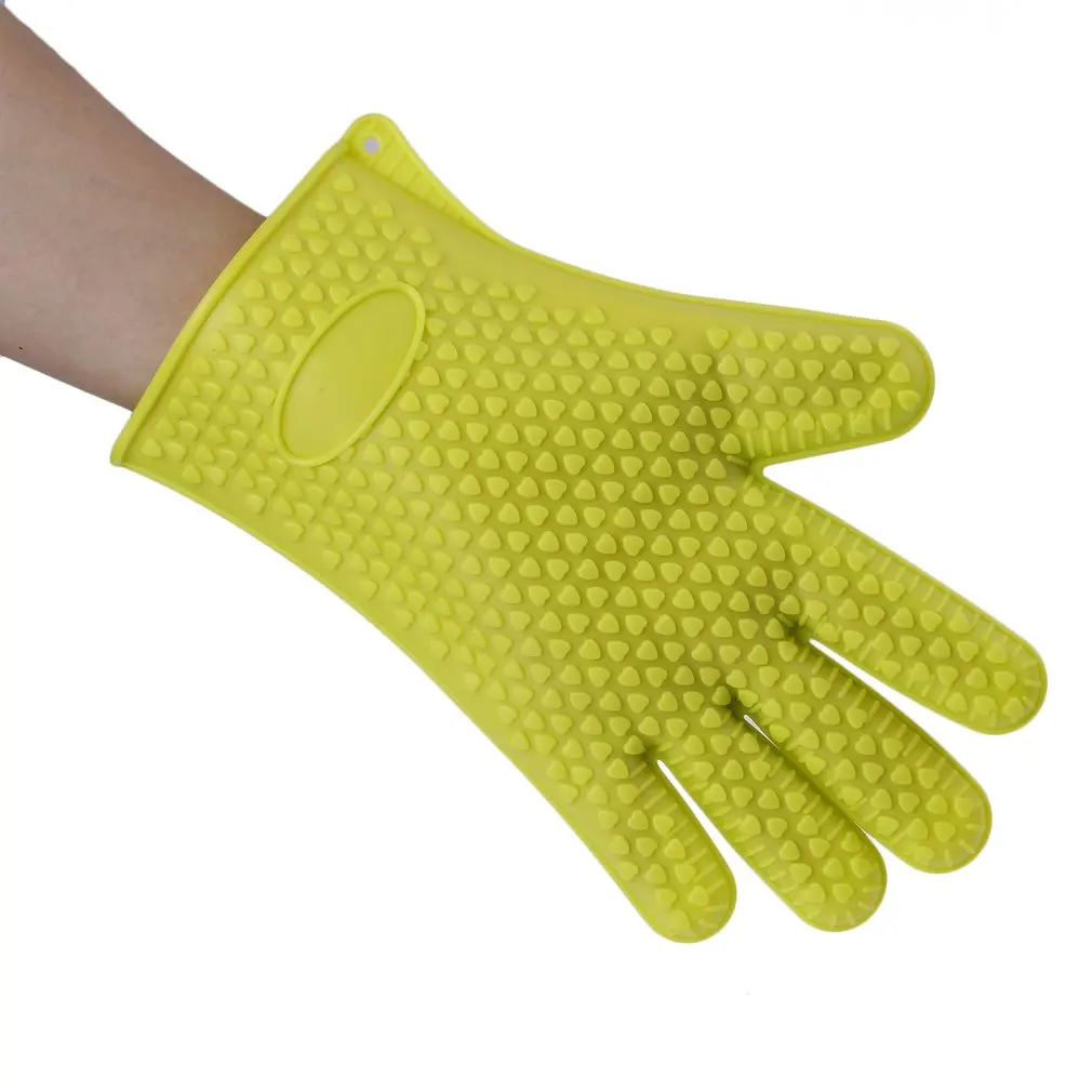 Heat Resistant Silicone Oven Glove Thick Cooking BBQ Grill Glove Oven Mitt Baking Glove Kitchen Barbecue Glove Kitchen Gadgets
Heat Resistant Silicone Oven Glove Thick Cooking BBQ Grill Glove Oven Mitt Baking Glove Kitchen Barbecue Glove Kitchen Gadgets