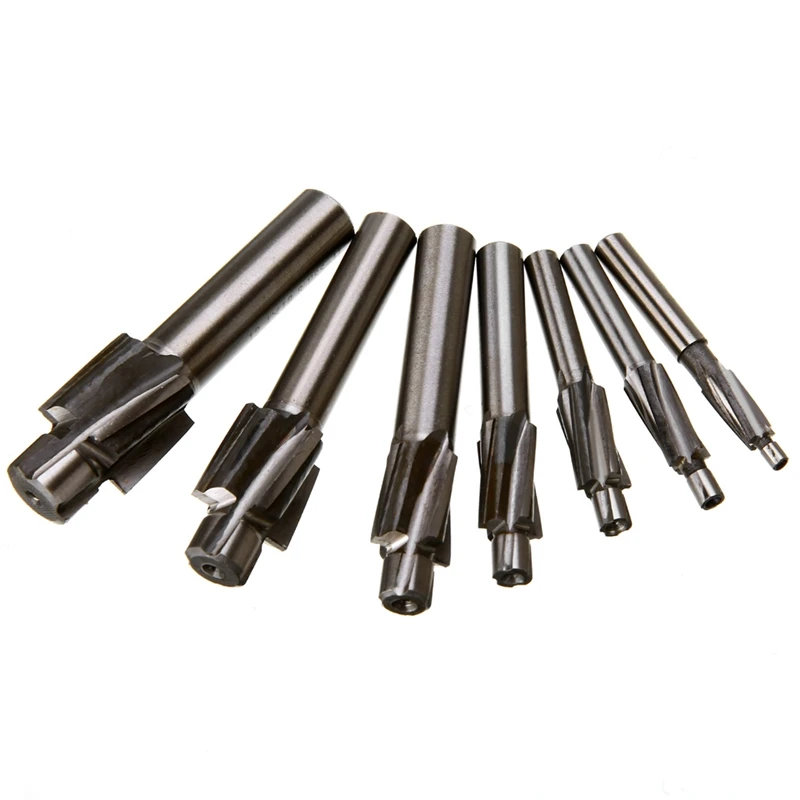 7Pcs M3-M12 Counterbore Milling Cutter High Speed Steel Pilot Slotting Tool End Mill Slot Drill Bit Set
7Pcs M3-M12 Counterbore Milling Cutter High Speed Steel Pilot Slotting Tool End Mill Slot Drill Bit Set