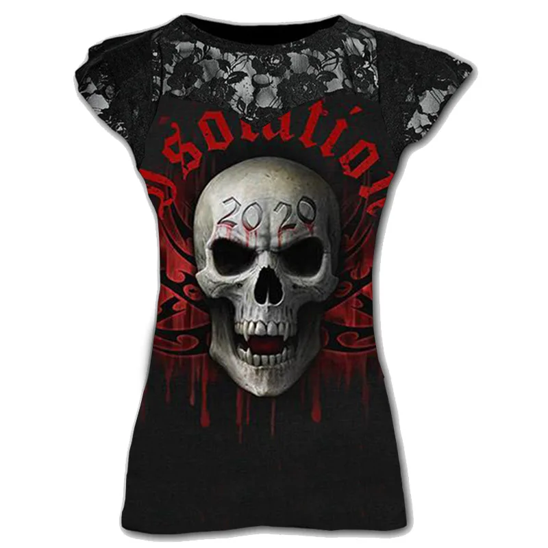 Punk Goth Lace Tees Tops Women Summer Plus Size 5XL Harajuku Graphic Tshirts Female Skinny Skulls Printed T-shirt Y2K Clothes
Punk Goth Lace Tees Tops Women Summer Plus Size 5XL Harajuku Graphic Tshirts Female Skinny Skulls Printed T-shirt Y2K Clothes
