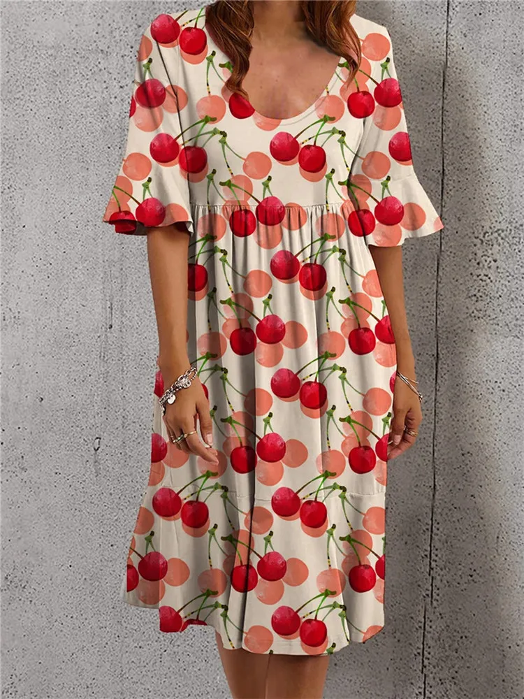 Plus Size Women's Casual Loose Summer Print Dresses Retro V-Neck Multicolor Short sleeve Dress 2021 Fashion Sexy Beach Dress
Plus Size Women's Casual Loose Summer Print Dresses Retro V-Neck Multicolor Short sleeve Dress 2021 Fashion Sexy Beach Dress