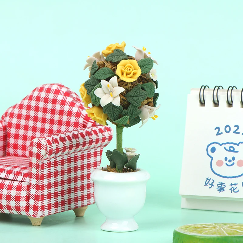 1PC 1:12 Dollhouse Miniature Clay Flower Hydrangea Flower Potted Plant For Dollhouse Decoration
1PC 1:12 Dollhouse Miniature Clay Flower Hydrangea Flower Potted Plant For Dollhouse Decoration