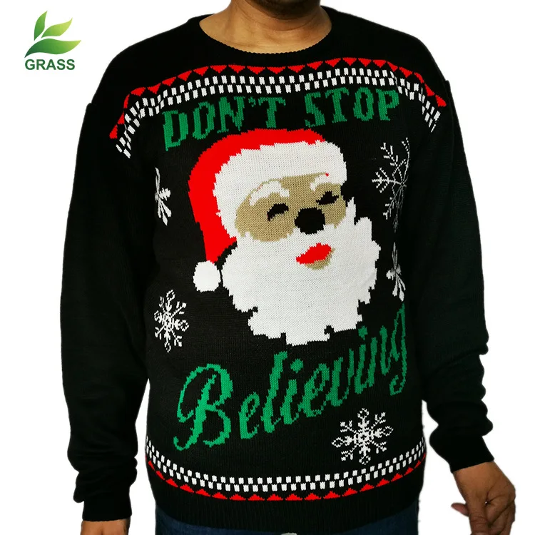 Men's Autumn/winter Explosion Sweater European And American Santa Striped Black Knitted Sweater Cardigan Men
Men's Autumn/winter Explosion Sweater European And American Santa Striped Black Knitted Sweater Cardigan Men